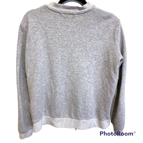 Eileen Fisher | EUC small light gray bomber style jacket - Picture 2 of 4